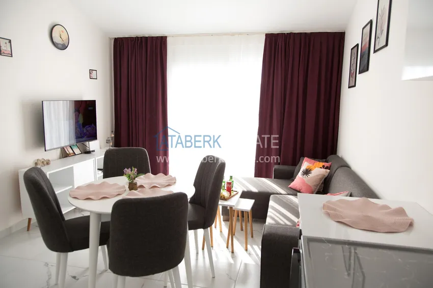 Purchase One bedroom apartment for rent with sea view in Alanya, Avsallar district 3 