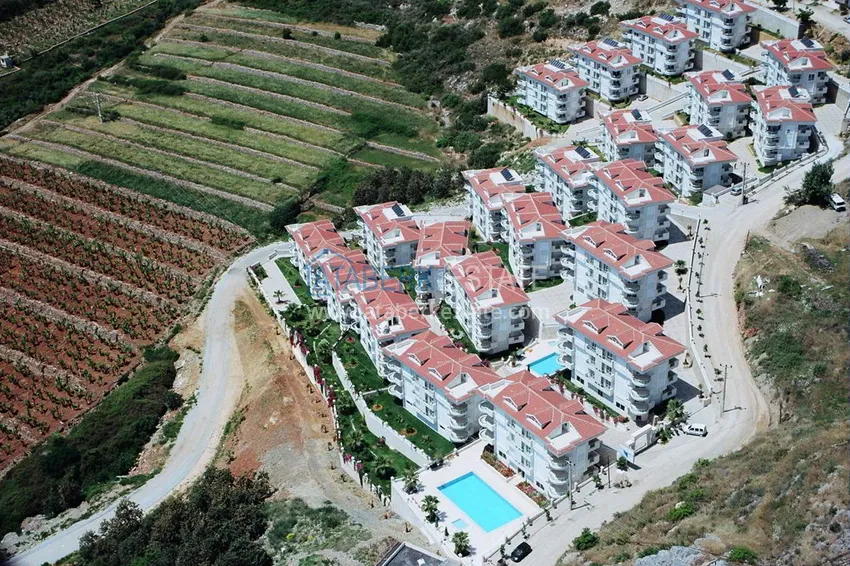 Apartment 2+1 with furniture and sea views in the area of Cleopatra Beach - the center of Alanya. The property is suitable for a residence permit 4 