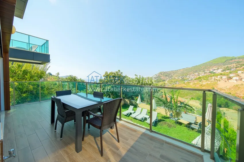 Purchase Villa 5+2 in Alanya Bektas district, furnished with stunning panoramic views 29