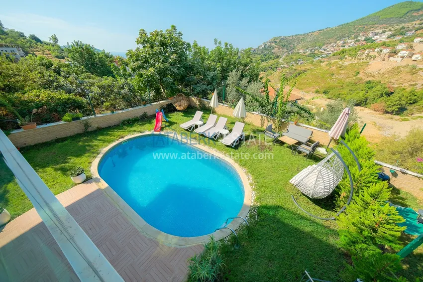 Purchase Villa 5+2 in Alanya Bektas district, furnished with stunning panoramic views 30