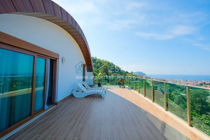 Purchase Villa 5+2 in Alanya Bektas district, furnished with stunning panoramic views 34