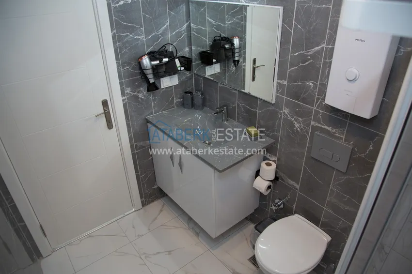 Purchase One bedroom apartment for rent with sea view in Alanya, Avsallar district 44 