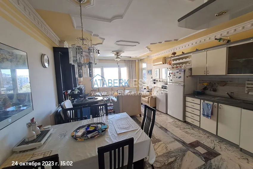 Purchase  Furnished 2+1 apartment in the center of Alanya — suitable for obtaining a residence permit 4 