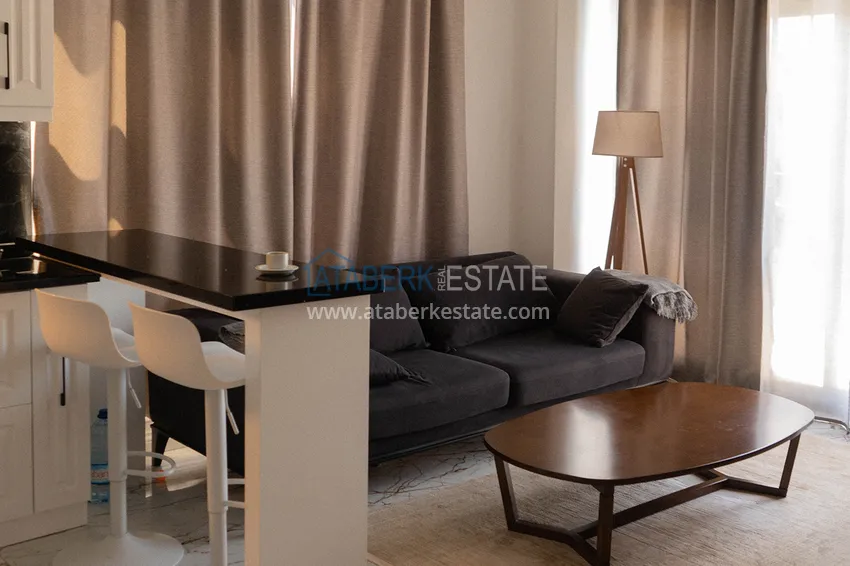 Purchase  Furnished 1+1 apartment with mountain views, Oba district — Alanya 6 