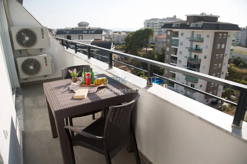 Purchase One bedroom apartment for rent with sea view in Alanya, Avsallar district 48 