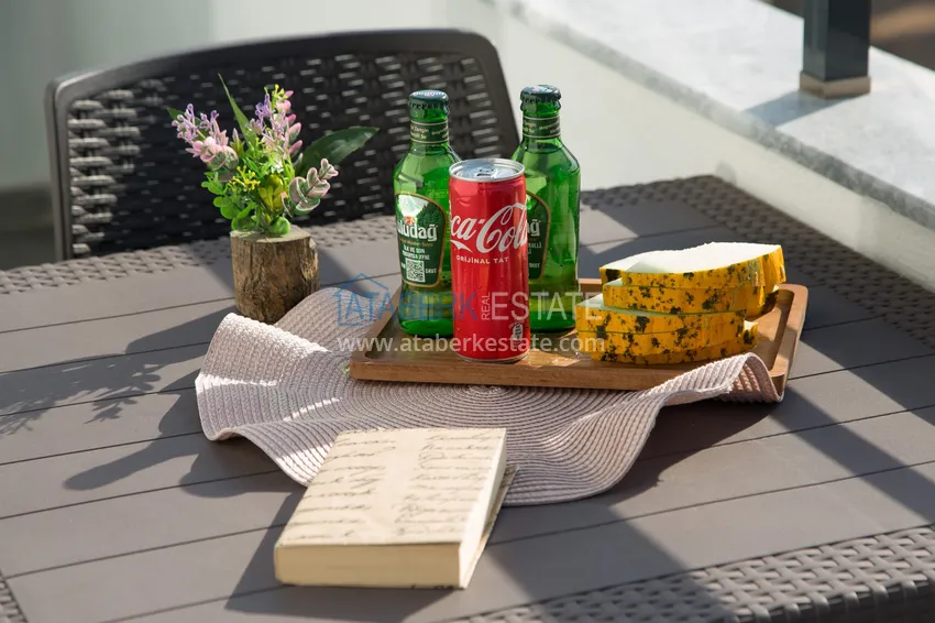 Purchase One bedroom apartment for rent with sea view in Alanya, Avsallar district 49 