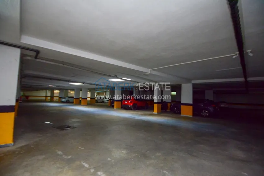 3+1 furnished apartment with a glazed balcony and mountain views - Alanya Center 5 