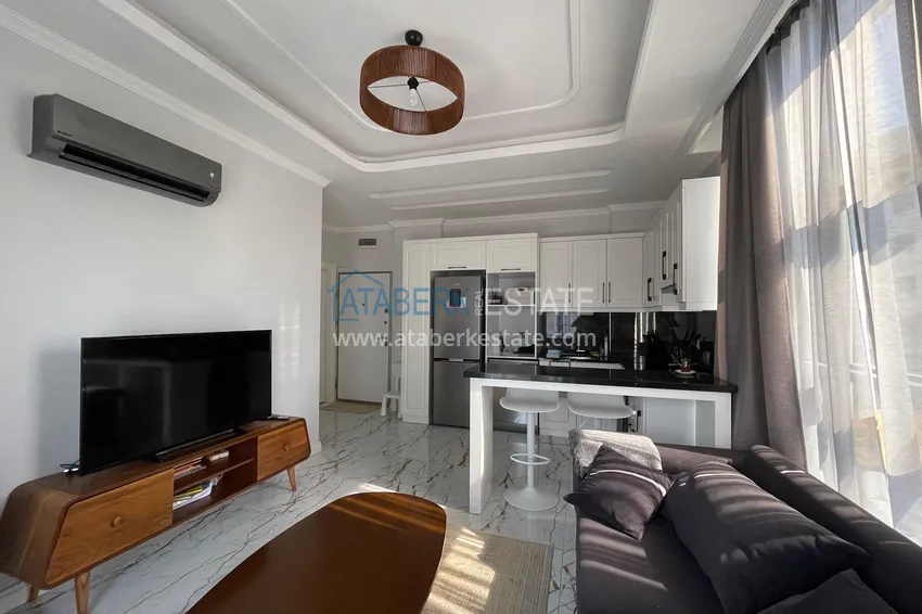 Purchase  Furnished 1+1 apartment with mountain views, Oba district — Alanya 9 