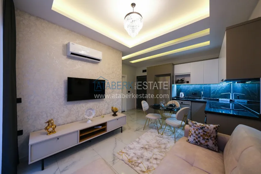 Purchase One bedroom apartment with a modern interior in an area open to residence permits — Oba, Alanya 5