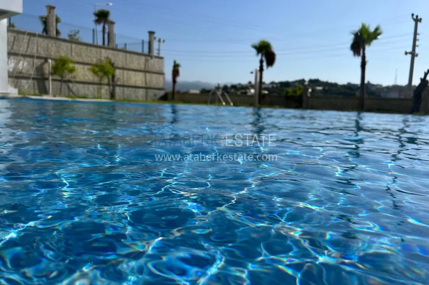 Apartment for rent in Alanya, Avsallar district with furniture in a complex with a private beach  6 