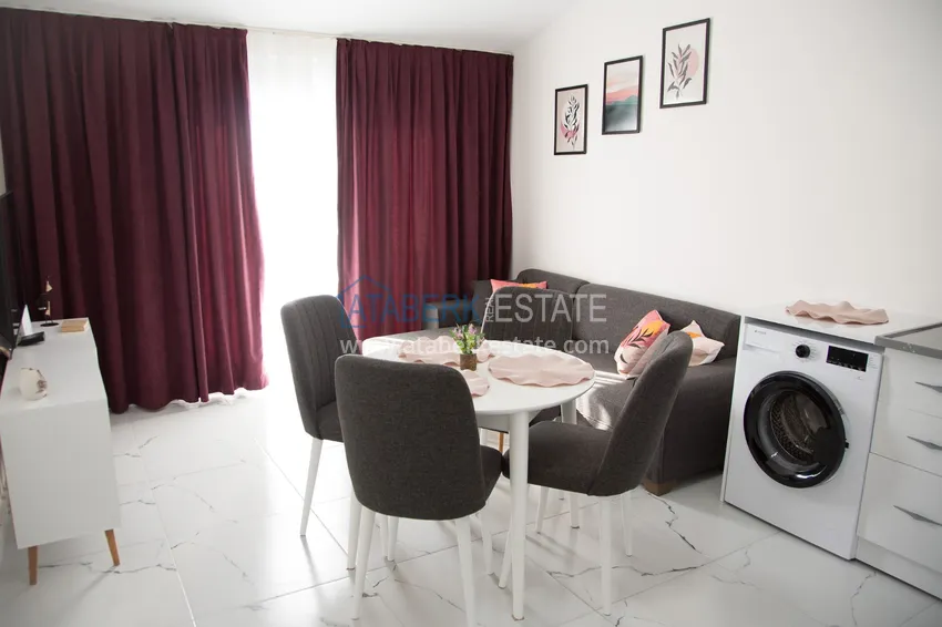 Purchase One bedroom apartment for rent with sea view in Alanya, Avsallar district 5 
