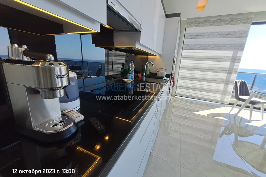 Purchase  Furnished 2+1 apartment with sea views on the beachfront, Mahmutlar district — Alanya 6 
