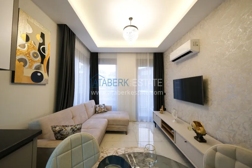 Purchase One bedroom apartment with a modern interior in an area open to residence permits — Oba, Alanya 7
