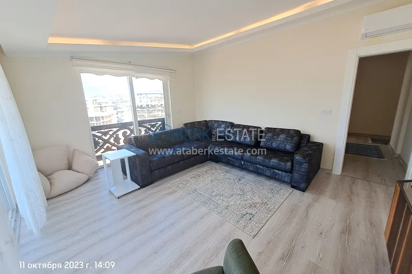 Purchase  Двухуровневые меблированные апартаменты с панорамным видом на море и горы – район Оба, Алания  6 