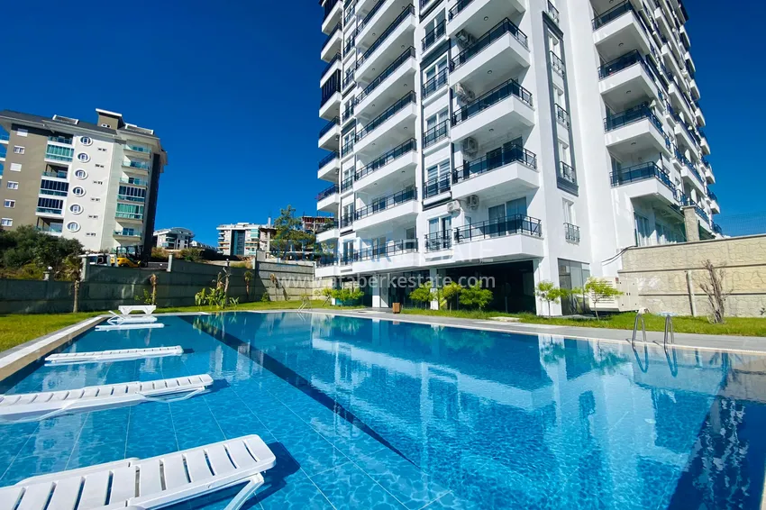 Finished 1+1 apartment in a new complex, Avsallar district — Alanya 7 