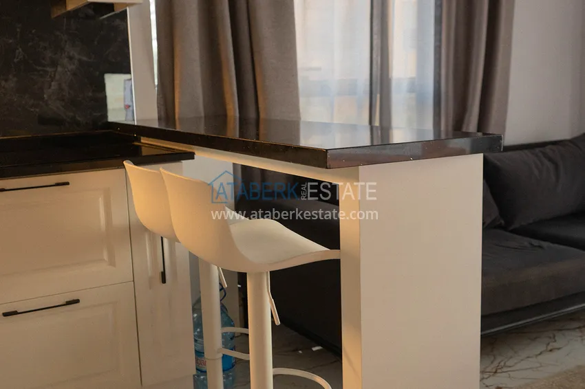 Purchase  Furnished 1+1 apartment with mountain views, Oba district — Alanya 11 