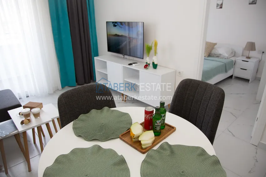 Purchase  Apartment for rent in Alanya, Avsallar district with furniture in a complex with a private beach  7 