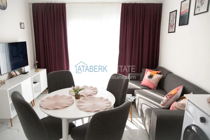 Purchase One bedroom apartment for rent with sea view in Alanya, Avsallar district 7 