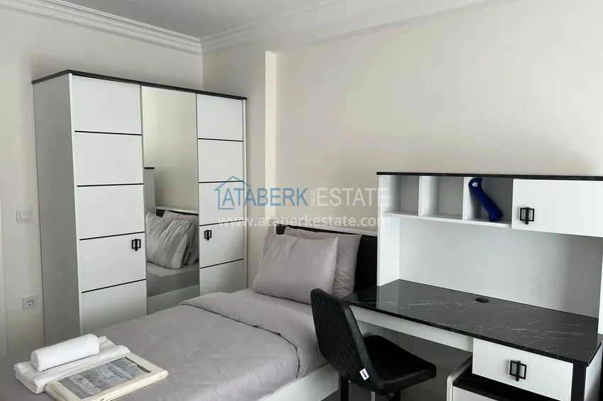 Purchase Furnished 2+1 apartment in a complex on the beachfront, Mahmutlar district — Alanya 8 
