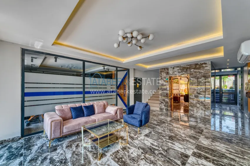 One bedroom apartment with a modern interior in an area open to residence permits — Oba, Alanya 7