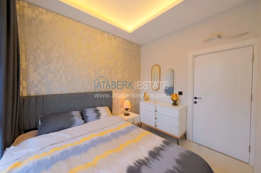 Purchase One bedroom apartment with a modern interior in an area open to residence permits — Oba, Alanya 10