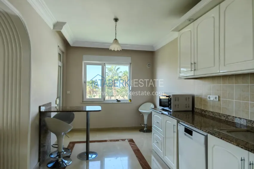 Purchase Panoramic two-bedroom apartment with furniture, glazed balcony in Mahmutlar 9
