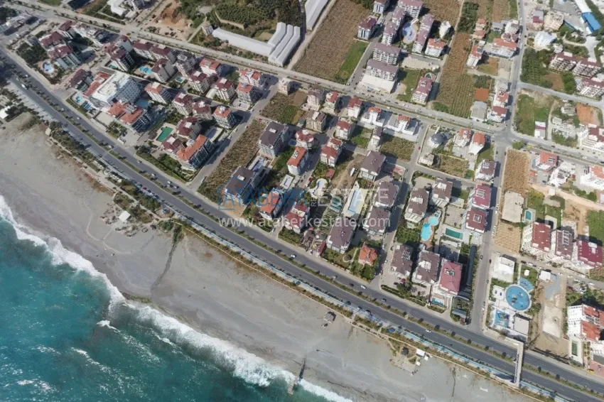 Furnished 2+1 apartment with separate kitchen, glazed balcony and sea view, Kestel district — Alanya 9 