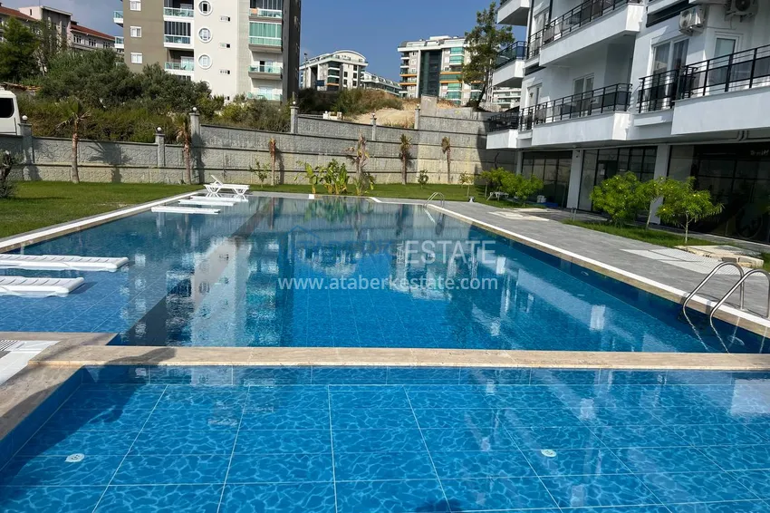 One bedroom apartment for rent with sea view in Alanya, Avsallar district 9 