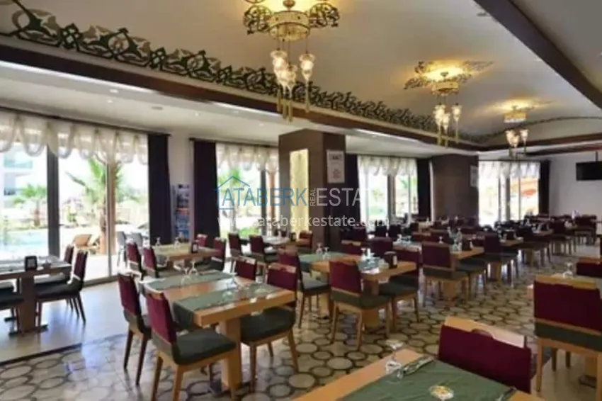 1+1 apartment with furniture and sea view in Cikcilli area, Alanya 14 