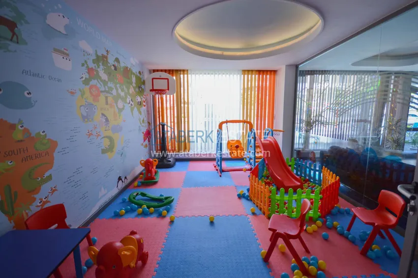 Furnished 1+1 apartment with mountain views, Oba district — Alanya 13 