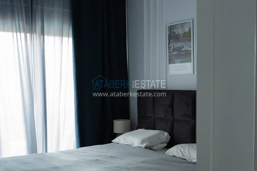 Purchase  Furnished 1+1 apartment with mountain views, Oba district — Alanya 13 