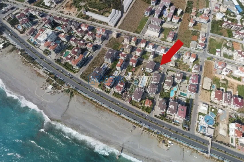 Furnished 2+1 apartment with separate kitchen, glazed balcony and sea view, Kestel district — Alanya 10 