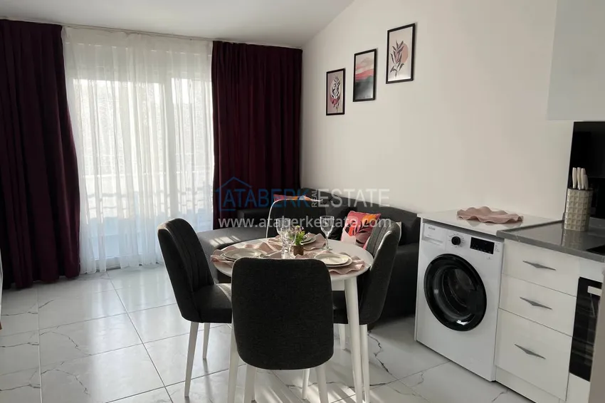 Purchase One bedroom apartment for rent with sea view in Alanya, Avsallar district 9 