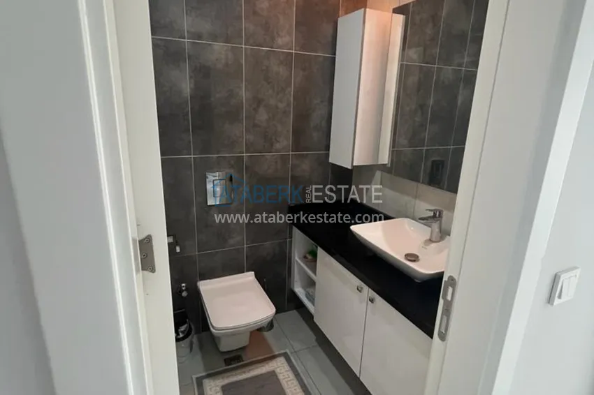 Purchase  1+1 apartment with furniture and sea view in a hotel-type complex, Mahmutlar district — Alanya 10 