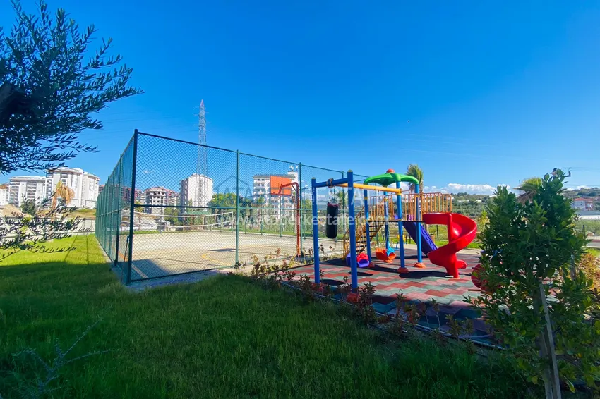 1+1 apartment with furniture and a plot of land in a residential complex - Alanya, Avsallar district 9 