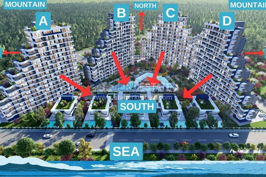 Start of sales! New investment-attractive project at pencil stage in Tomuk - Mersin area 18 