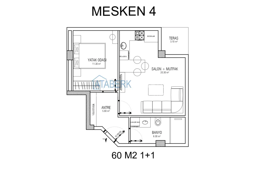 Buy cheap Apartments from the developer in Antalya, Lara district - 400 meters from the sea 9 