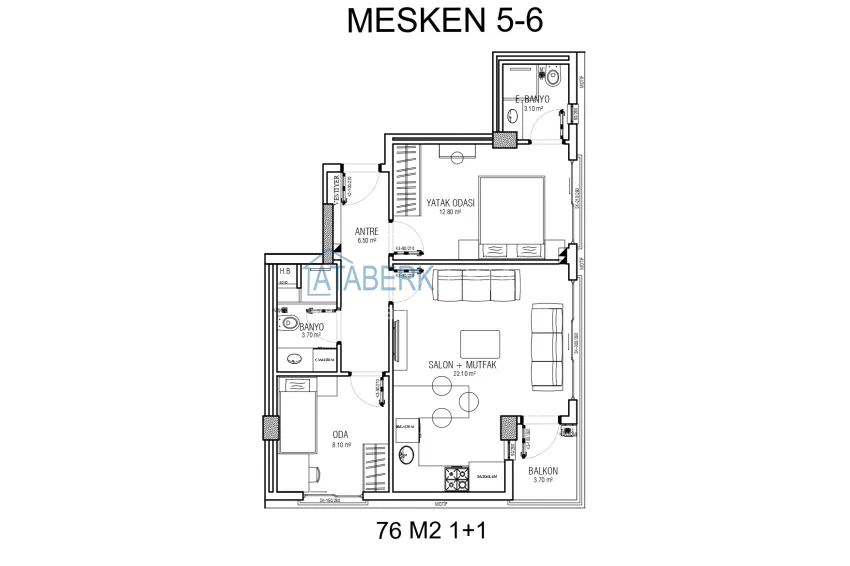 Buy cheap Apartments from the developer in Antalya, Lara district - 400 meters from the sea 10 