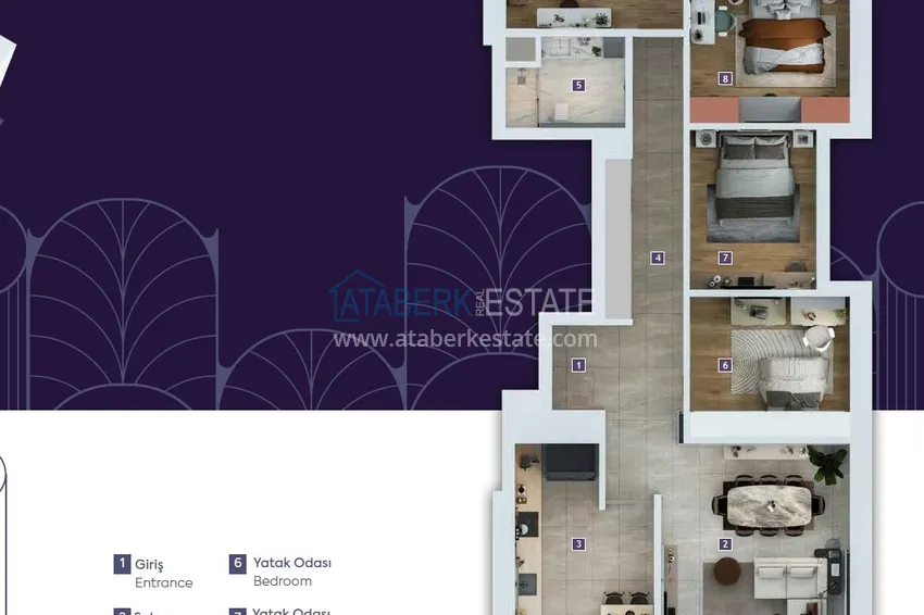 Buy cheap Comfort-class complex project under construction in Antalya, Dosemealti district 1