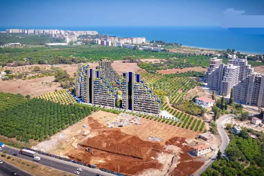 Start of sales! New investment-attractive project at pencil stage in Tomuk - Mersin area 19 