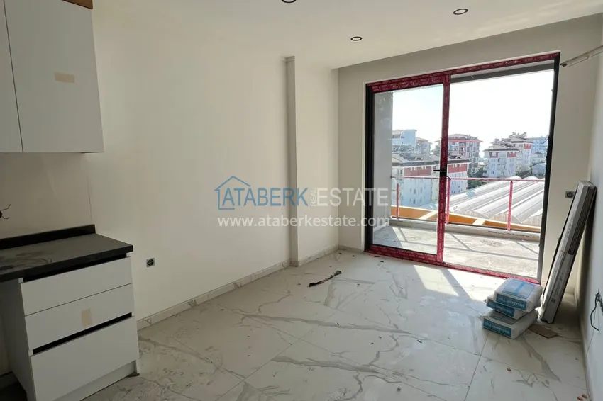 Purchase  Finished one-bedroom apartment in a comfortable complex — Alanya, Avsallar district 5 