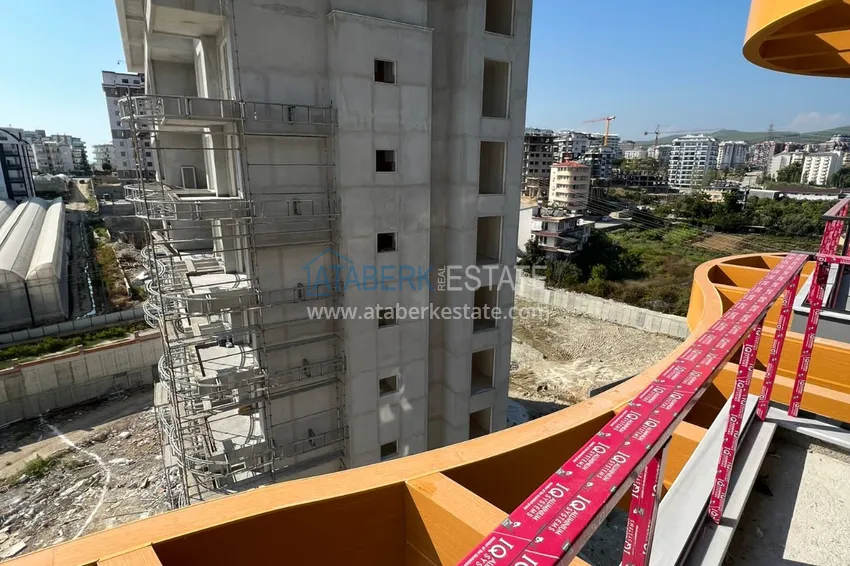 Purchase  Finished one-bedroom apartment in a comfortable complex — Alanya, Avsallar district 6 
