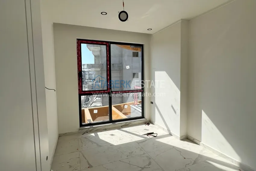 Purchase  Finished one-bedroom apartment in a comfortable complex — Alanya, Avsallar district 7 