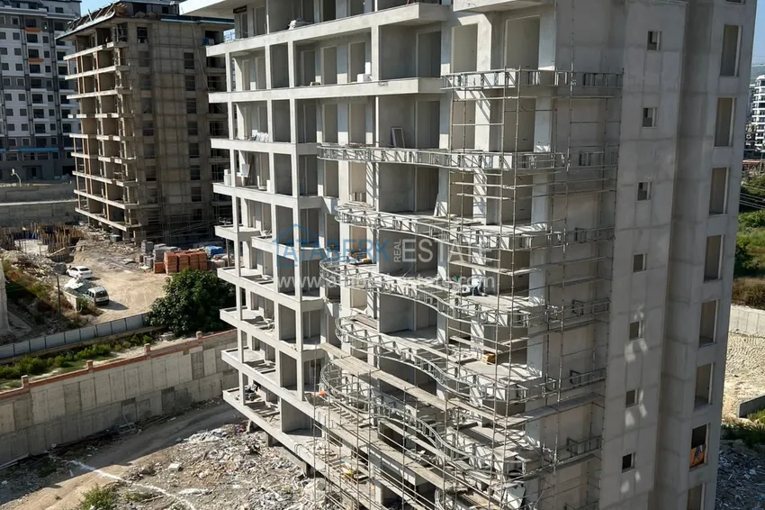 Purchase  Finished one-bedroom apartment in a comfortable complex — Alanya, Avsallar district 12 