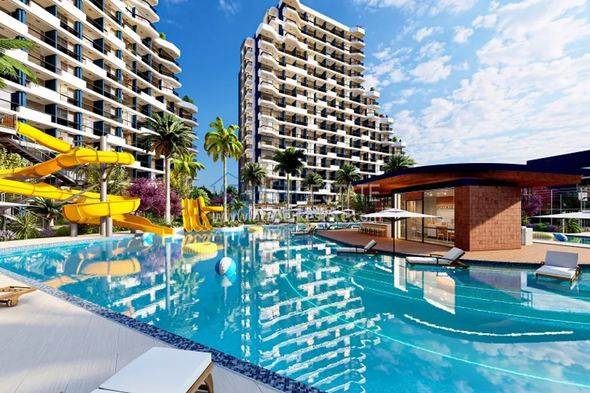 Start of sales! New investment-attractive project at pencil stage in Tomuk - Mersin area 3 