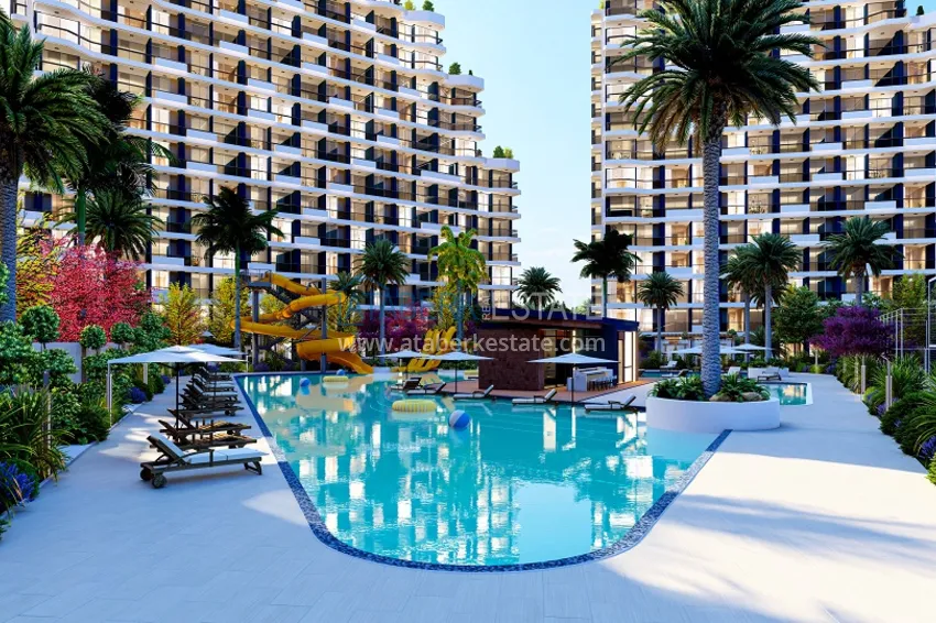 Start of sales! New investment-attractive project at pencil stage in Tomuk - Mersin area 6 