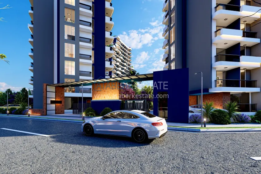 Start of sales! New investment-attractive project at pencil stage in Tomuk - Mersin area 8 