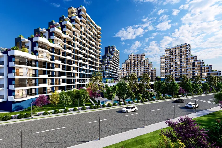 Start of sales! New investment-attractive project at pencil stage in Tomuk - Mersin area 2 