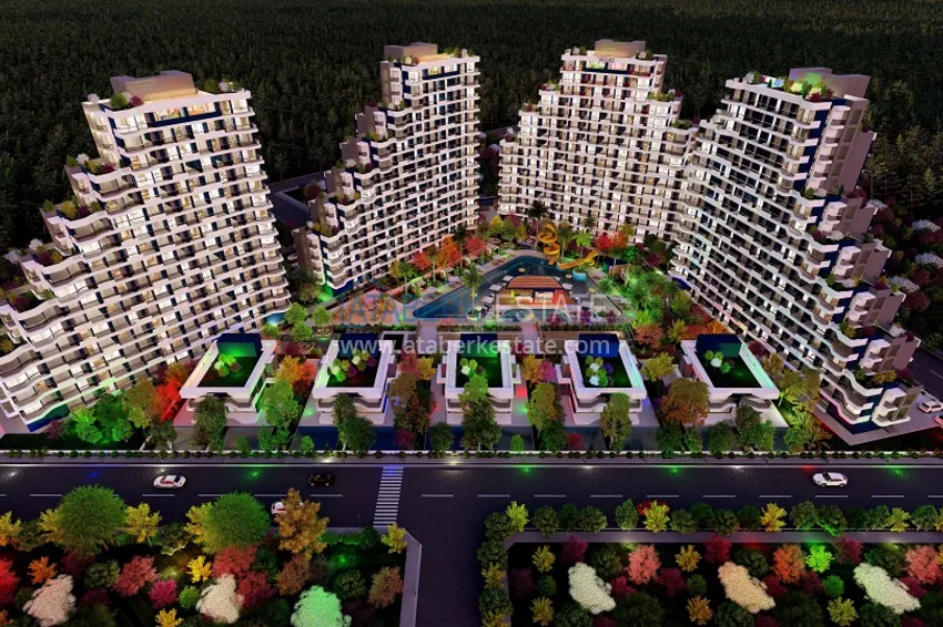 Start of sales! New investment-attractive project at pencil stage in Tomuk - Mersin area 12 