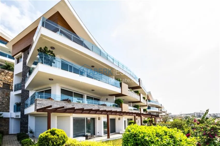 1+1 turnkey apartment 92 m2 with open sea view in a residence with a hotel concept — Konakli, Alanya 13 